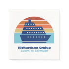 Cool Cruise Ship Family Trip Sunset Personalized
