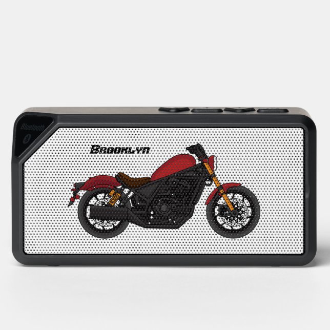 Cool cruiser style motorcycle bluetooth speaker (Front)