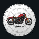 Cool cruiser style motorcycle dart board<br><div class="desc">Cruise the open road with this cool motorcycle.</div>