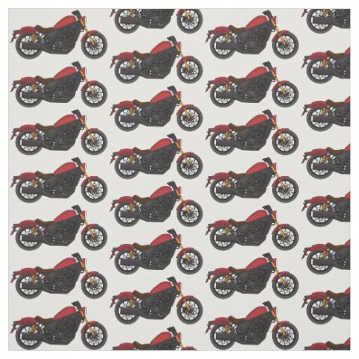 Cool cruiser style motorcycle fabric