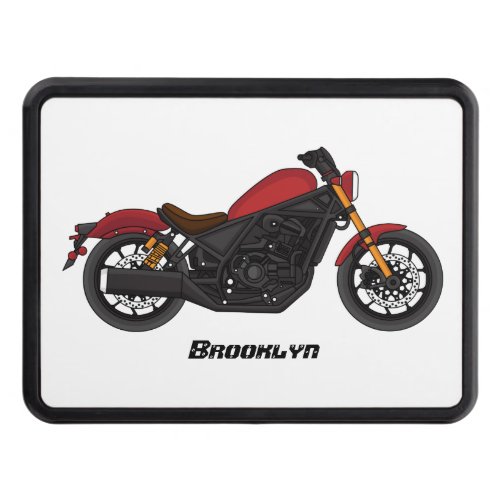 Cool cruiser style motorcycle  hitch cover