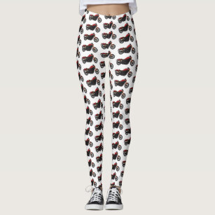 Motorcycle print outlet leggings