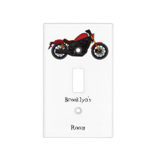 Cool cruiser style motorcycle light switch cover