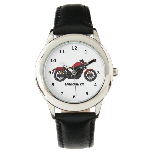 Cool cruiser style motorcycle watch (Front)