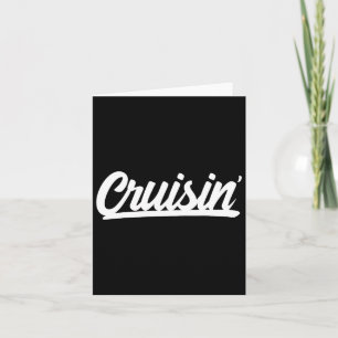 Cool Cruisin' For Car Clubs Or Family Group Cruise Card