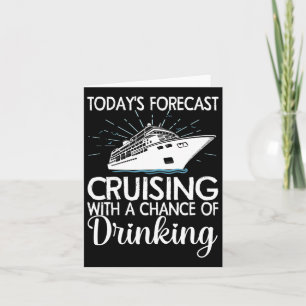 Cool Cruising For Men Women Family Cruise Vacation Card
