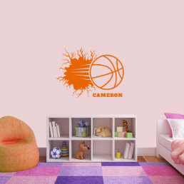 Cool Crushing Basketball Large Sports Wall Decal