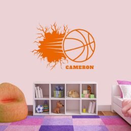 Cool Crushing Basketball X-Large Sports Wall Decal