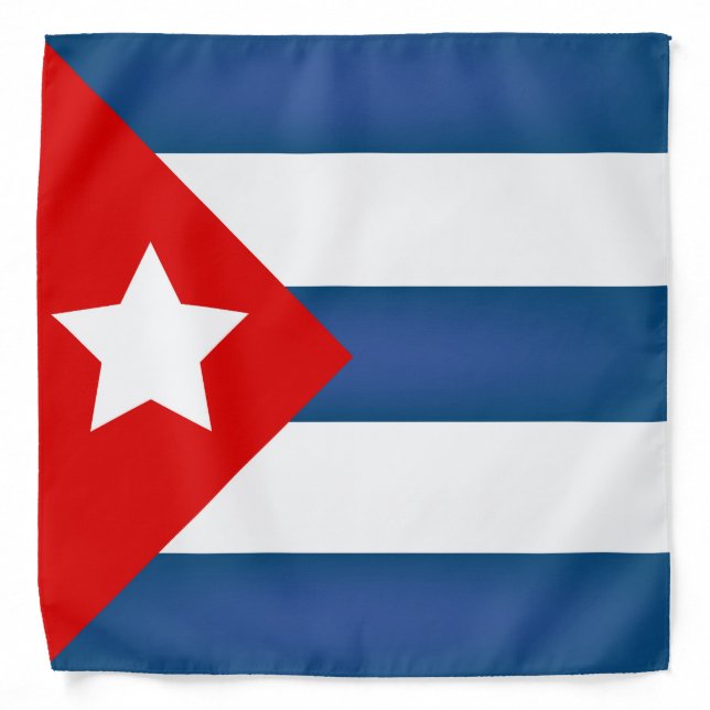 Cool Cuba Flag Fashion Bandana (Front)