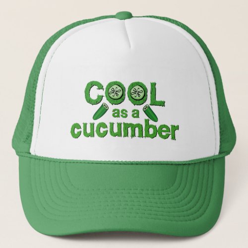 Cool Cucumber hat _ choose color