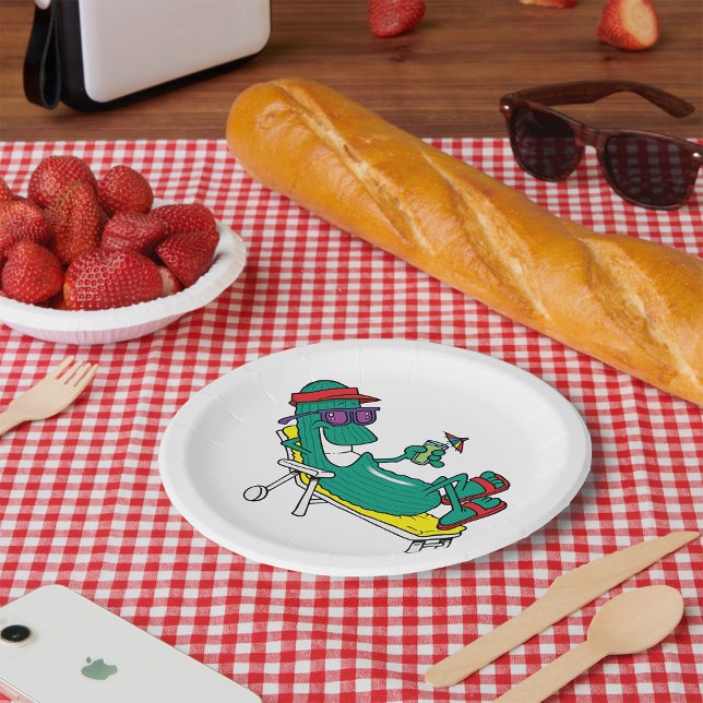 Cool Cucumber Paper Plates (Creator Uploaded)