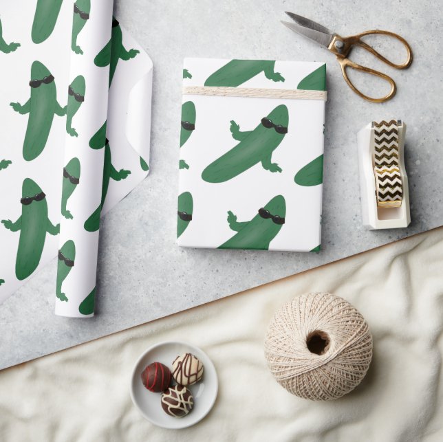 Cool Cucumber Wrapping Paper (Crafts)