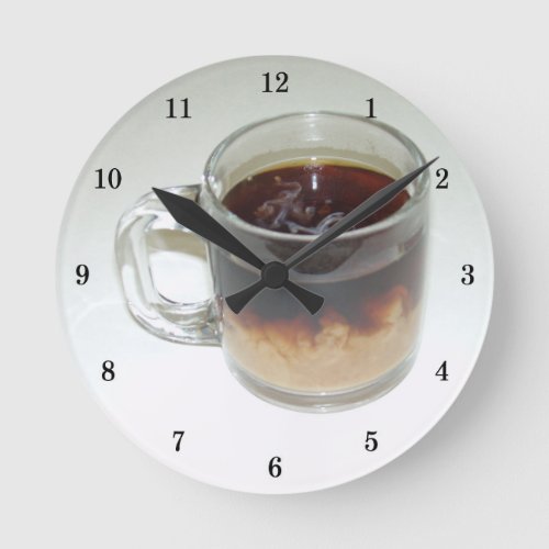Cool Cup of Coffee Wall Clock
