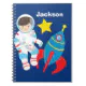 Cool Custom Astronaut Outer Space Kids Notebook | Zazzle