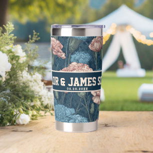 Cool Custom Carnation Insulated Tumbler For Thank 