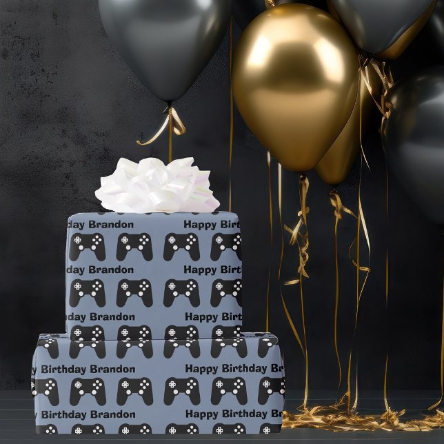 Cool Custom Gamer Wrapping Paper (Creator Uploaded)