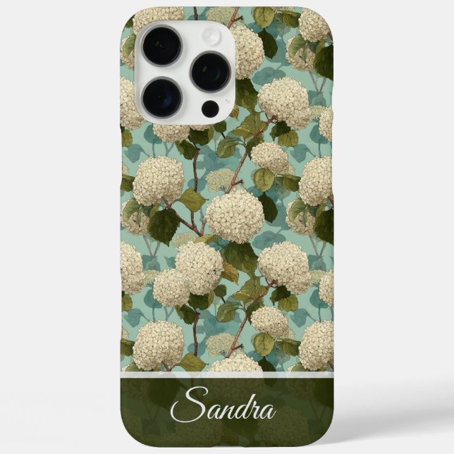 Cool Custom hydrangea Iphone Case For Girlfriends (Back)
