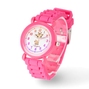 Cool Custom Name Little Giraffe Watch
