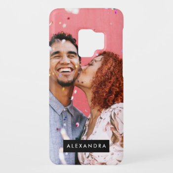 Cool Custom Personal Photo With Your Name Case-mate Samsung Galaxy S9 Case by christine592 at Zazzle