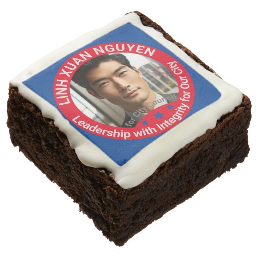 Cool Custom Photo Campaign Template Dozen Brownies (Angled)