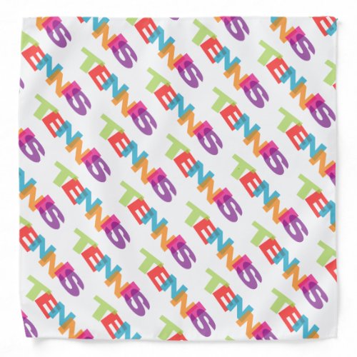 Cool custom tennis sport bandana for women  girls