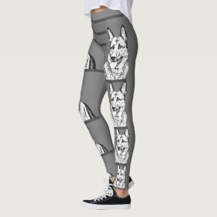 Cool Customizable German Shepherd Leggings