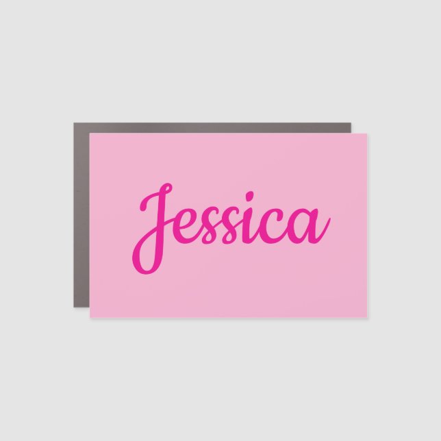 Cool Customizable Text Car Magnet (Front)