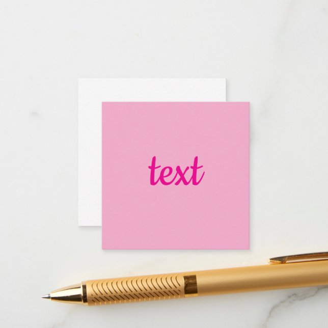 Cool Customizable Text Enclosure Card (Front/Back In Situ)