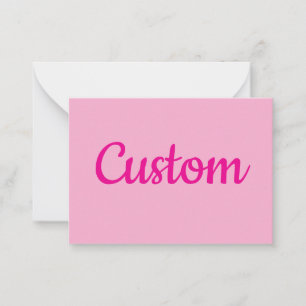 Cool Customizable Text Note Card