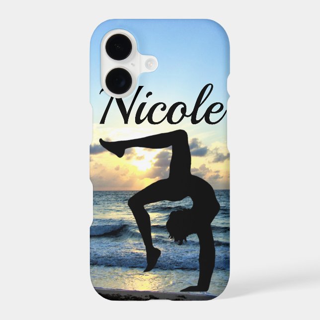 COOL CUSTOMIZED GYMNASTICS IPHONE CASE (Back)
