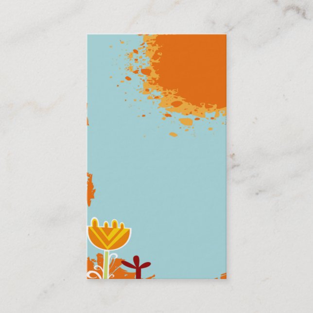 cool cute colorful business card template (Front)