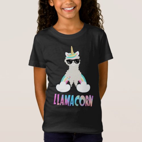 Cool Cute Llamacorn Unicorn Llama T_Shirt