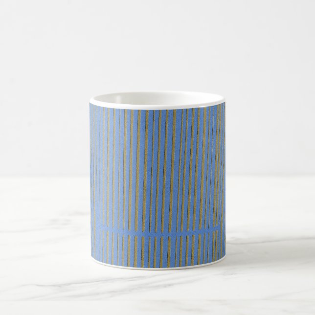 Cool Cute Modern Unique Striped Pattern Coffee Mug (Center)