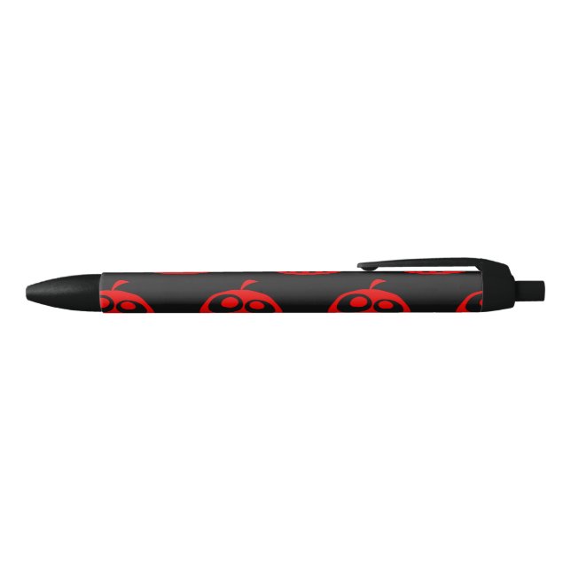 Cool Cute Red Halloween Pumpkin Pattern Pen (Top)