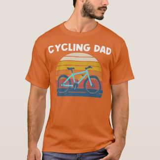 Cool Cycling Design For Dad Father Biking Bicycle  T-Shirt