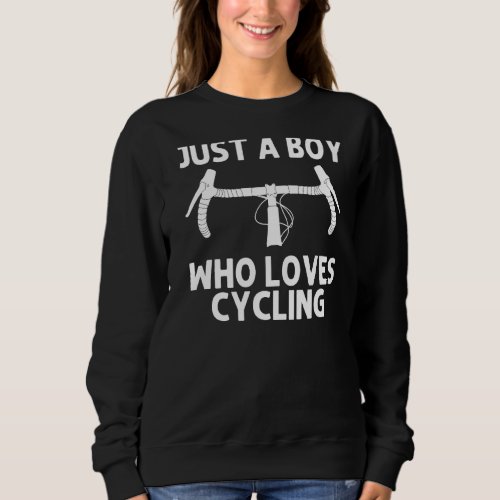 Cool Cycling For Boys Kids Cyclist Bike Rider Bicy Sweatshirt