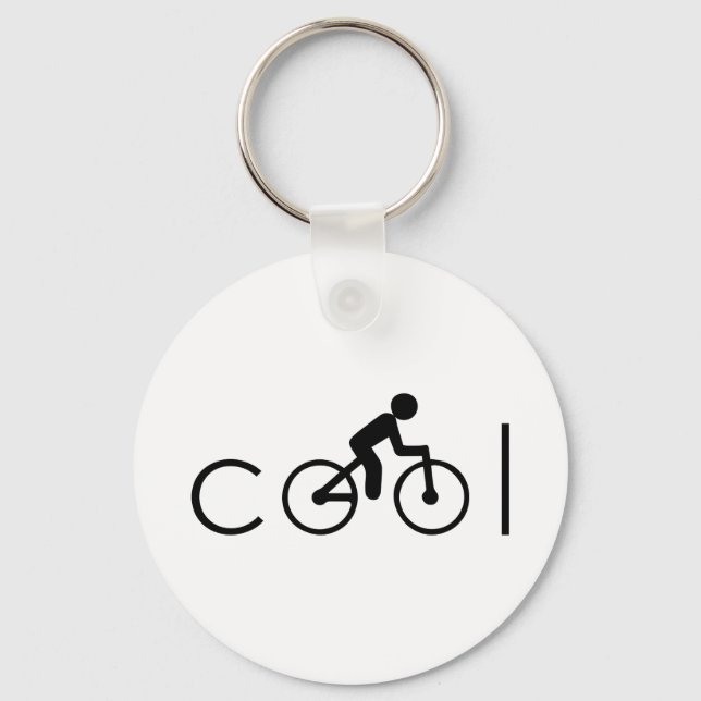 Cool Cycling Keychain (Front)