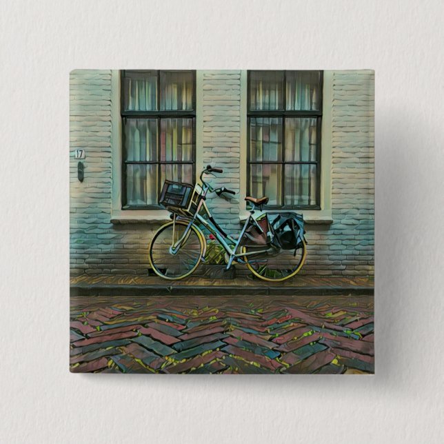 Cool cyclist gifts button (Front)