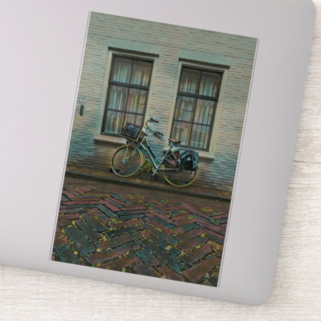 Cool cyclist gifts sticker (Detail)