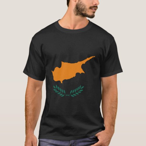 Cool Cyprus Cypriot Flag National Team Pride Print T_Shirt