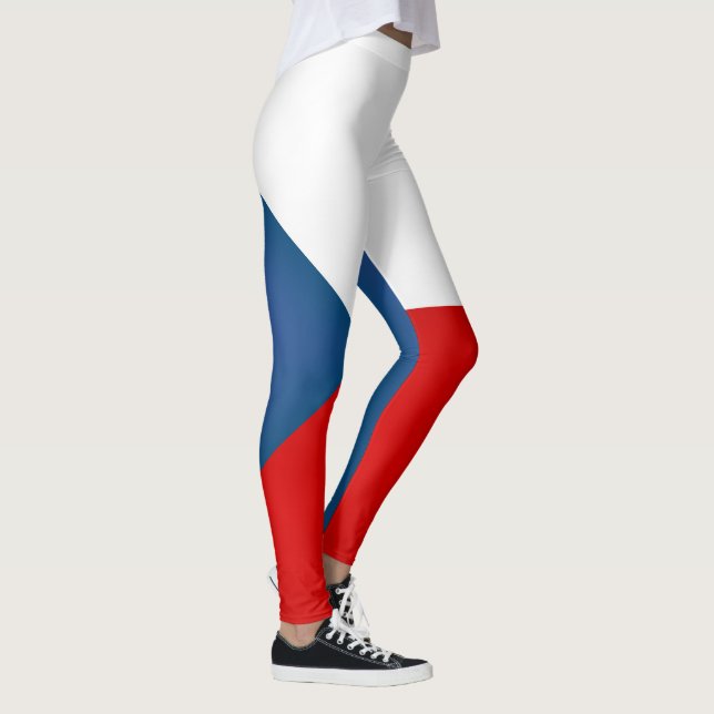 Cool Czech Republic Flag Fashion Leggings (Right)
