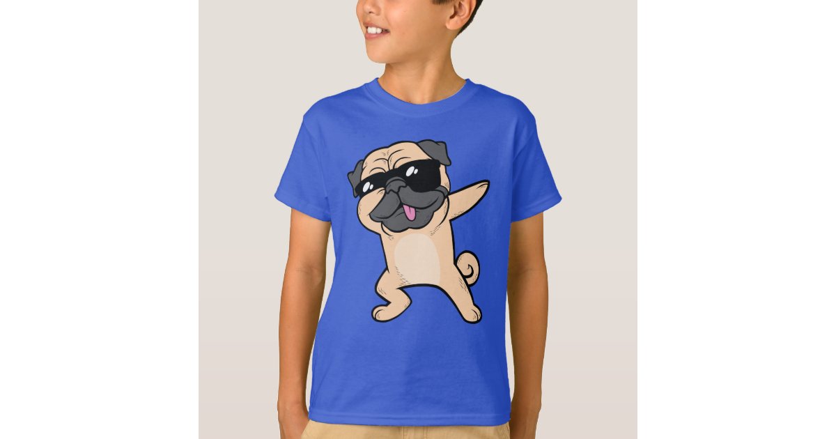 Dabbing Pug Dog Taco Pugicorn Tshirt Mexican Tacos Unicorn