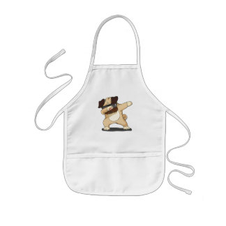 Cool Dabbing Pug with Sunglasses Kids Apron