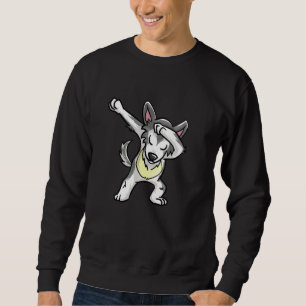 Cool Dabbing Wolf Hip Hop Coyote Dog Dancing Sweatshirt