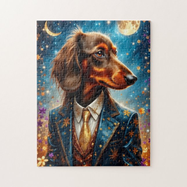 Cool Dachshund  Jigsaw Puzzle (Vertical)