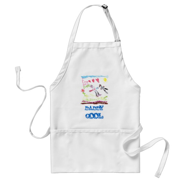 Cool Dad Adult Apron (Front)