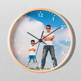 Cool Dad Birthday Gift Personalized Photo Clock