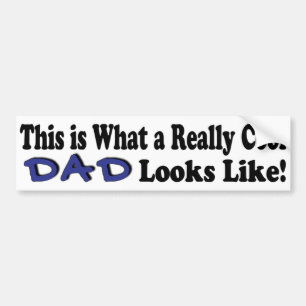 Cool Dad Bumper Sticker