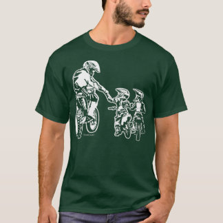 Cool Dad Dirt Bike Rider Motocross Men Youth T-Shirt