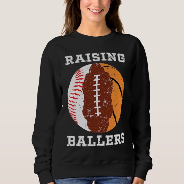 Cool  Dad Father Men Basketball  Football Baseball Sweatshirt (Front)